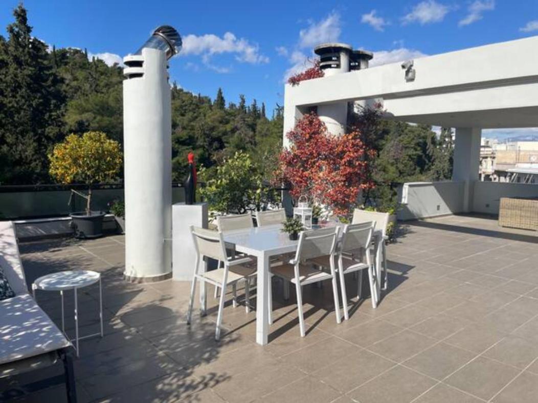 Athens Lycabettus Hill Penthouse, Private Roof Garden & Pool Apartment Luaran gambar