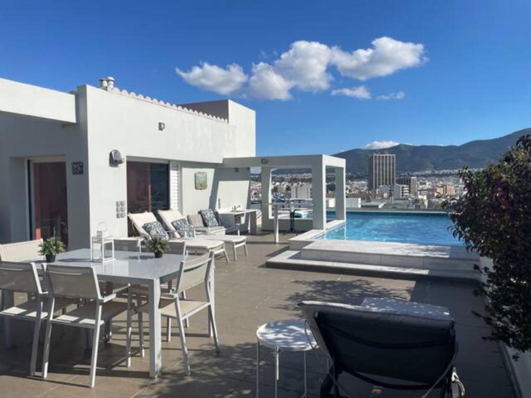 Athens Lycabettus Hill Penthouse, Private Roof Garden & Pool Apartment Luaran gambar