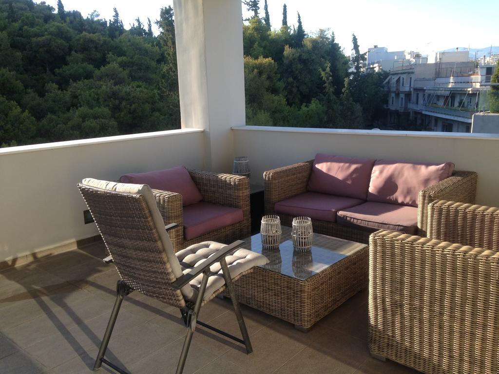 Athens Lycabettus Hill Penthouse, Private Roof Garden & Pool Apartment Luaran gambar