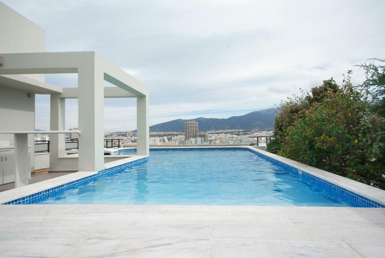 Athens Lycabettus Hill Penthouse, Private Roof Garden & Pool Apartment Luaran gambar