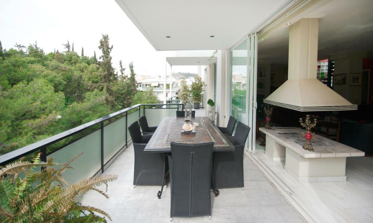 Athens Lycabettus Hill Penthouse, Private Roof Garden & Pool Apartment Luaran gambar